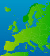 europa-karte norwegen