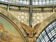 Aigle sculpté, Galerie Vittorio Emanuele, Milan, Italie