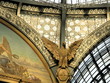 Aigle sculpté, Galerie Vittorio Emanuele, Milan, Italie