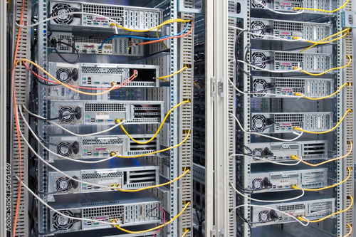 Serverracks von Hinten