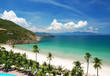 Beach Scene, Tropics, Pacific ocean
