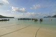 Fishing boats at Ko Phi Phi Island in Thailand