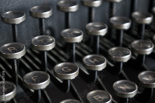 Photo: Antique Typewriter Keys Antique Typewriter Keys