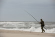 fisherman walking