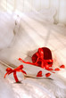 Gifts on a bed for Valentine's Day Gifts on a bed for Valentine's Day