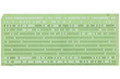 Vintage 80 Columns Punched Card