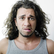 Man unhappy