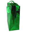 Fashion carrier bag with a gift label