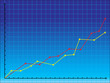 Business graph background