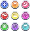 Illustration: weather buttons weather buttons