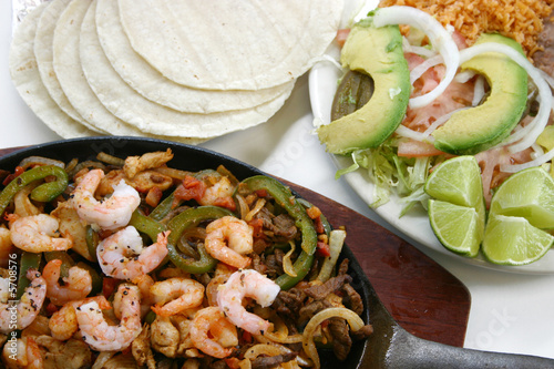 Shrimp Fajitas Plate