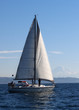 Sailboat and mountain