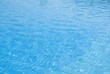 Blue water texture. Swimming pool view
