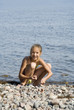 Girl on the beach VI
