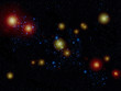 Space, stars, galaxies