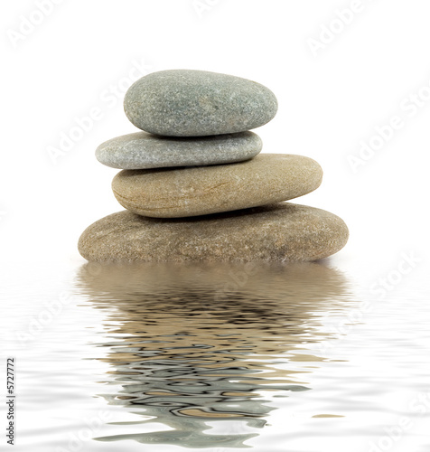 zen spa stones studio isolated