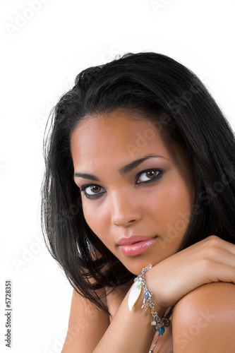 Photo: beautiful woman with long hair beautiful woman with long hair