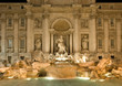 Fontana di Trevi, Roma notturna, Italia Fontana di Trevi, Roma notturna, Italia