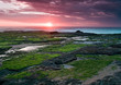 Foto: Ship and sunrise Ship and sunrise