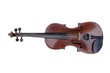 old Violin isolated on white