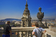 touristes au sommet de la basilique saint etienne, budapest