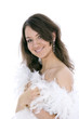 sexual woman on isolated background