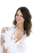 sexual woman on isolated background
