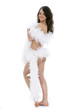 sexual woman on isolated background