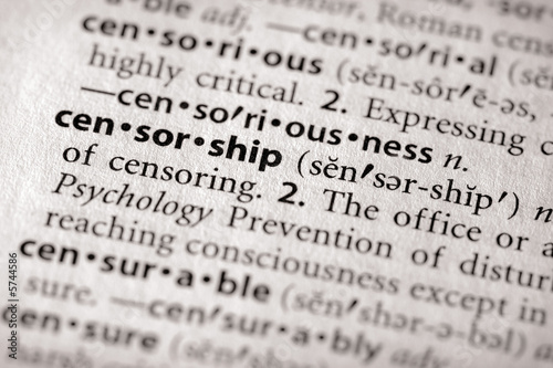 Photo: "censorship". Many more word photos for you in my portfolio.. "censorship". Many more word photos for you in my portfolio..