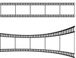 Illustration: gebogene filmrolle gebogene filmrolle