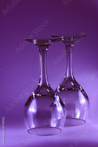 Wine Glasses Upside Down