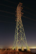 High Tension Electrical Tower at Night, SF Bay High Tension Electrical Tower at Night, SF Bay