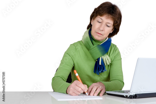 Active senior woman