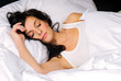 Beautiful young woman sleeping Beautiful young woman sleeping