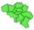 Carte Belgique 3D Vert Carte Belgique 3D Vert