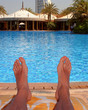 Feet up