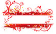 Valentine's day banner illustration
