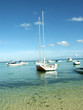voilier au mouillage
