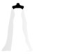 white wedding dress on mannequin white wedding dress on mannequin