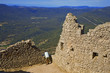 roussillon : chateau cathare de puilaurens roussillon : chateau cathare de puilaurens