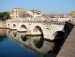 This Roman bridge in Rimini