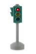 Traffic lights isolated over white background