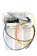 The powerful filter for water treating on a white background The powerful filter for water treating on a white background