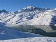 Paisaje nevado pirenaico