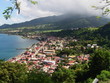 Saint-Pierre en Martinique et volcan de la montagne pelée Saint-Pierre en Martinique et volcan de la montagne pelée