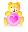 ourson amoureux