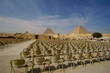 Pyramids at Giza Plateau, Egypt.  