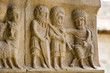 roussillon : elne, cathédrâle ,chapiteau