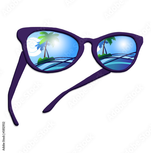 Illustration: lunettes de soleil lunettes de soleil