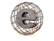 symbol for internet. 3d